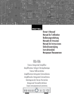 Rotel-RA-06 - Owners manual 